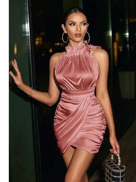 Elegant Folds Club Dress