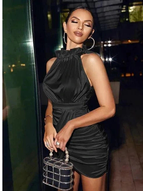 Elegant Folds Club Dress