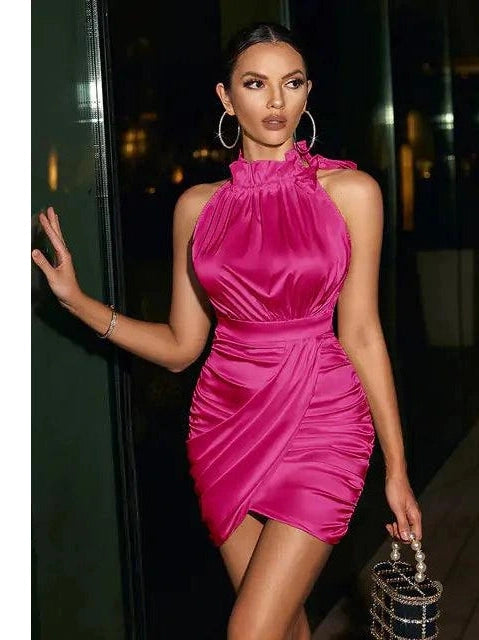 Elegant Folds Club Dress