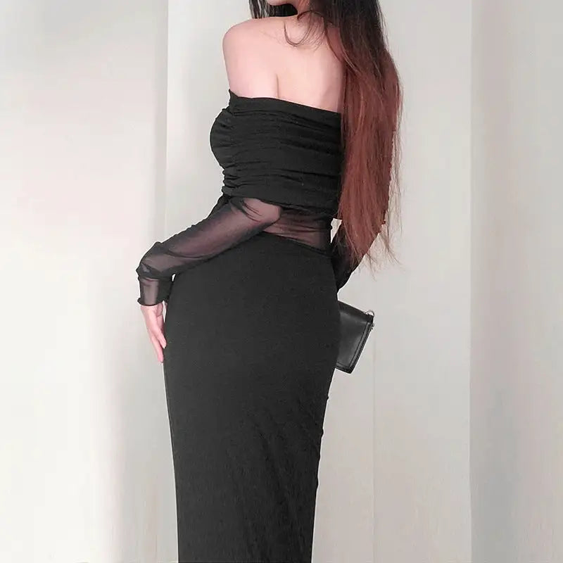 Elegant Off Shoulder Dress 