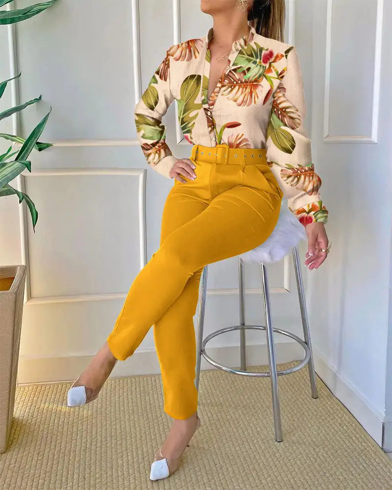 Elegant Office Wear Tops 