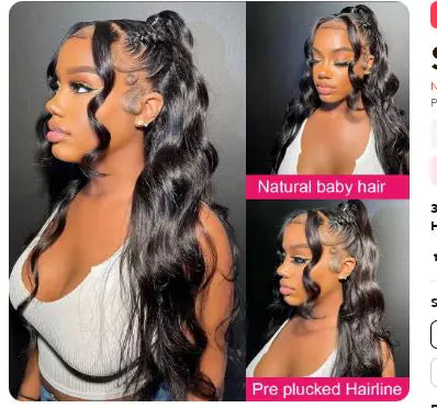 360 Full Lace Wig Human Hair