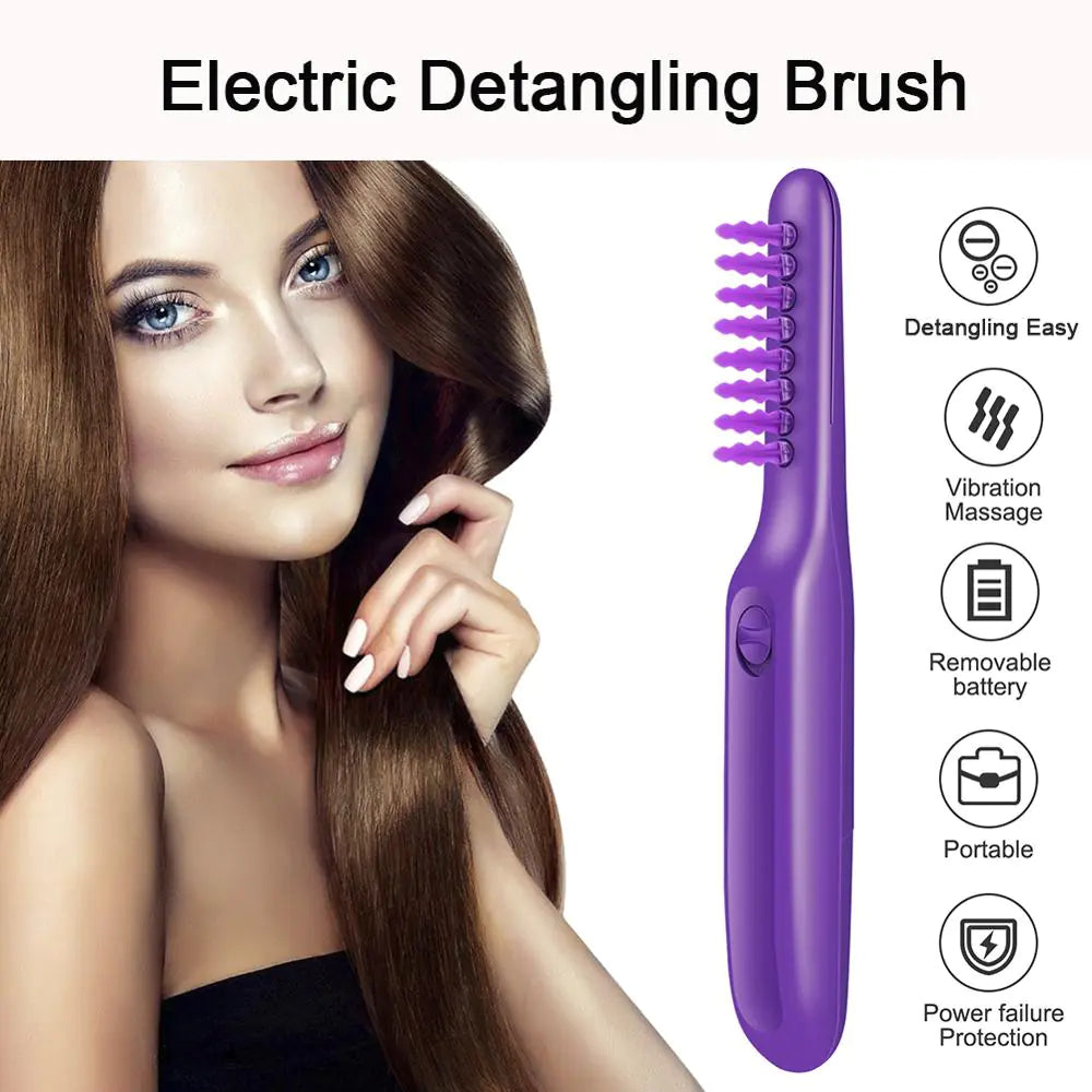 4c Hair Automated Hair Detangler Electric Brush 