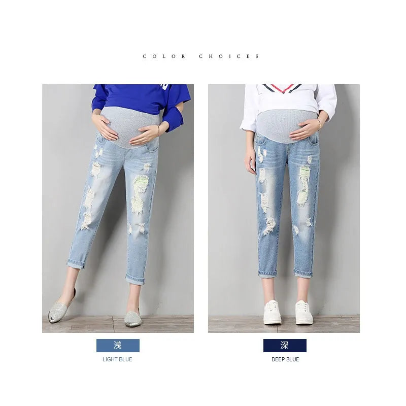 Pregnancy Abdominal Jeans 