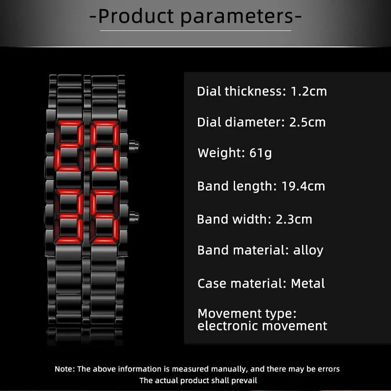 Digital Lava Wristwatch for Men^