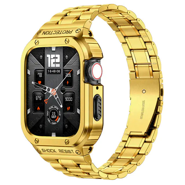 Stainless Steel Strap+Case For Apple Watch^