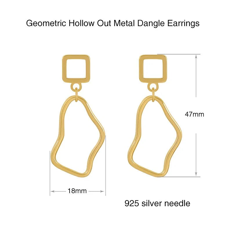 Hollow Out Twisted Earrings^