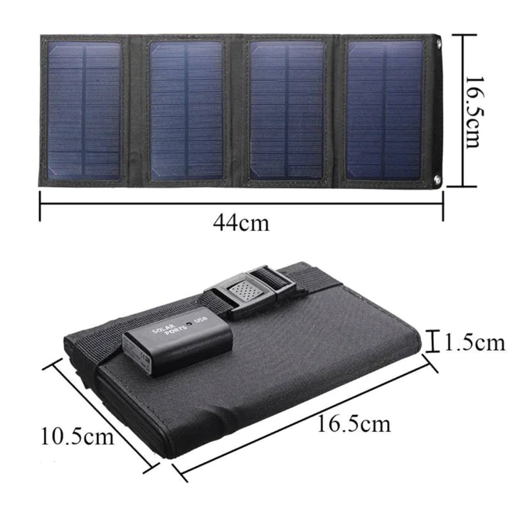 60W Outdoor Sunpower Foldable Solar Panel 