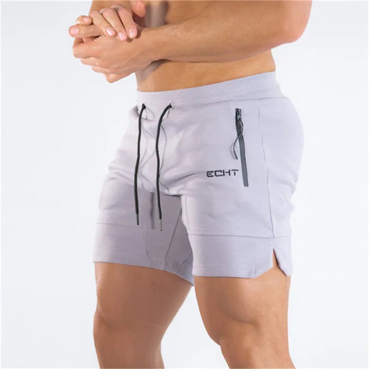 Sports Shorts Men Beaching Shorts Zip pocket Trousers Bodybuilding Sweatpants Fitness Jogger Running Gyms Men Shorts