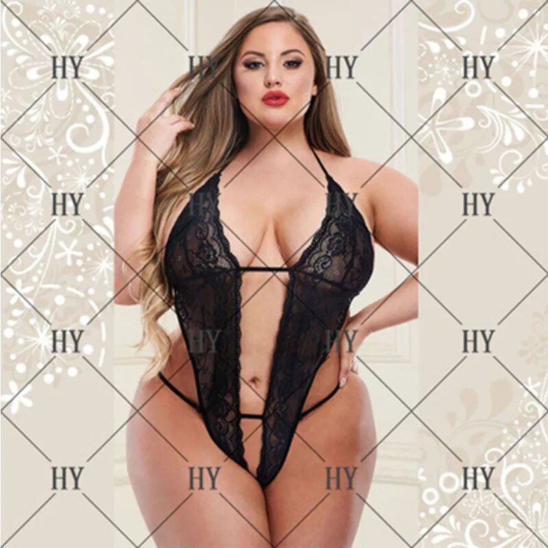 Women Girl Lace Underwear Plus Size Lingerie Corset One Piece Pajamas woman erotic sexy lingery woman sexy clothing 3xl-5xl