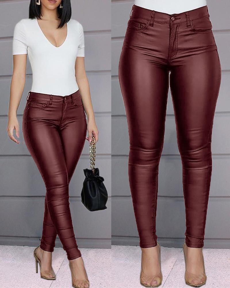 PANTALON EN CUIR