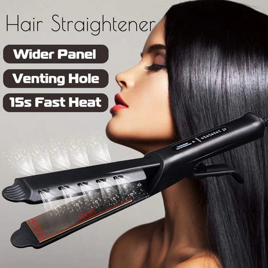 Professional Hair Straightener Four-gear Flat Iron Ceramic Heating Plate Wet&Dry Heats Up Fast Straightening Styling Tool