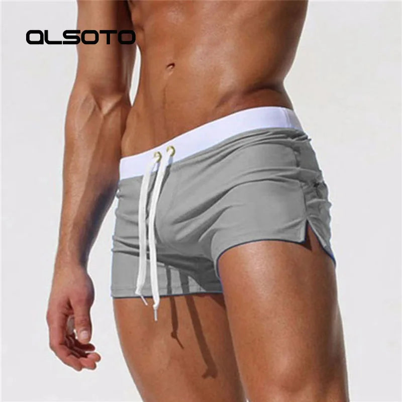 2024 New Swimwear Men Sexy swimming trunks sunga hot swimsuit mens swim briefs Beach Shorts