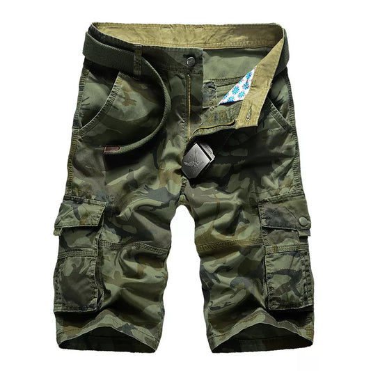 Camouflage Camo Cargo Shorts Men 2024 New Mens Casual Shorts Male Loose Work Shorts Man Outdoor Hiking Short Pants Plus Size