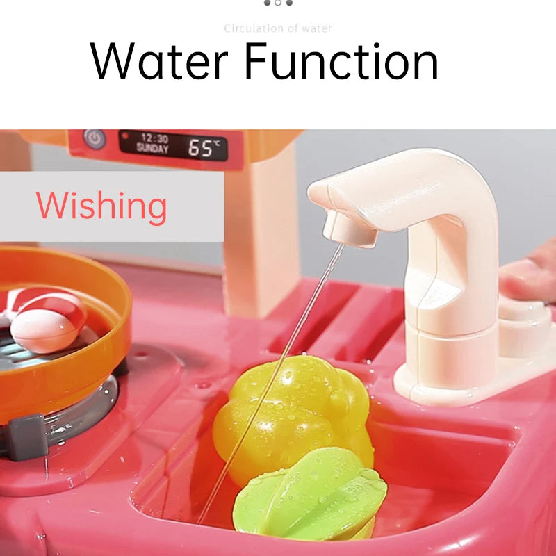 With Water Function Water Tap Big Size Kitchen Plastic Pretend Play Toy Kids Kitchen Cooking Toy Gift Children Toys D181