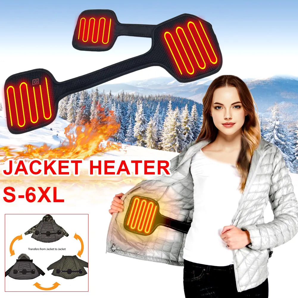 Winter Universal Coat USB Heater Smart Jacket Heater Keep Warm and Temperature Control Clothes DIY Heating Device for Skiing