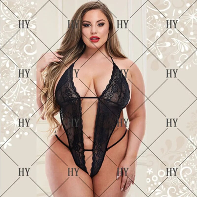 Women Girl Lace Underwear Plus Size Lingerie Corset One Piece Pajamas woman erotic sexy lingery woman sexy clothing 3xl-5xl