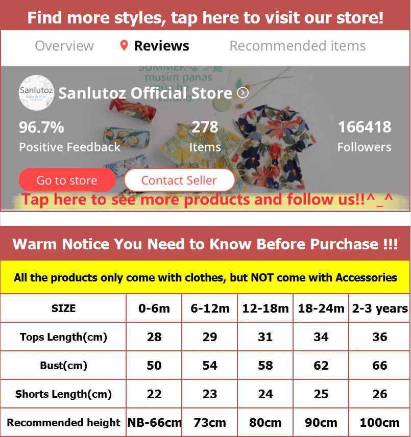 Sanlutoz Baby Boys Summer Clothing Sets Cartoon Short Sleeve Cotton Baby Outfit Sets Shirts + Shorts 2pcs