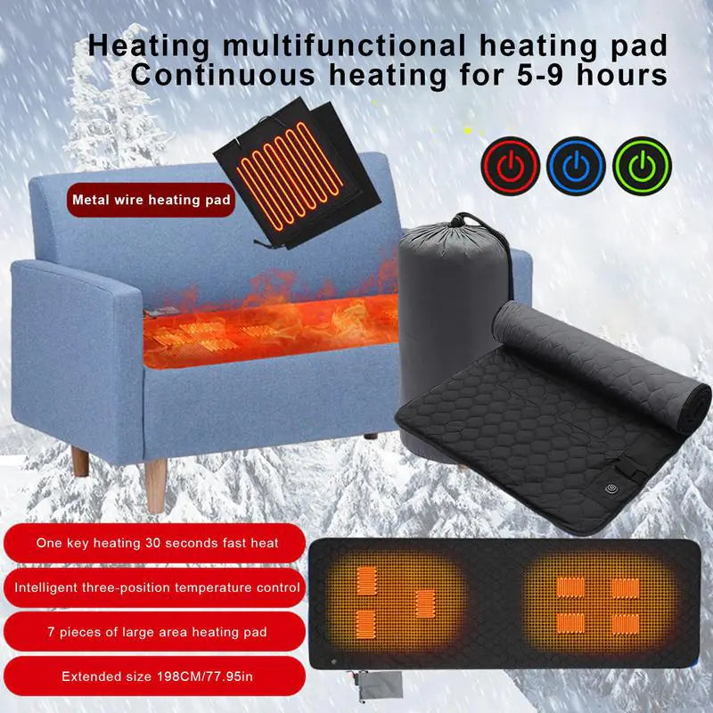 Outdoor USB Heating Sleeping Mat^