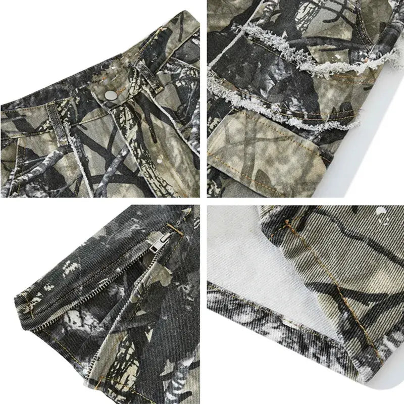 Camouflage Y2K Baggy Jeans 