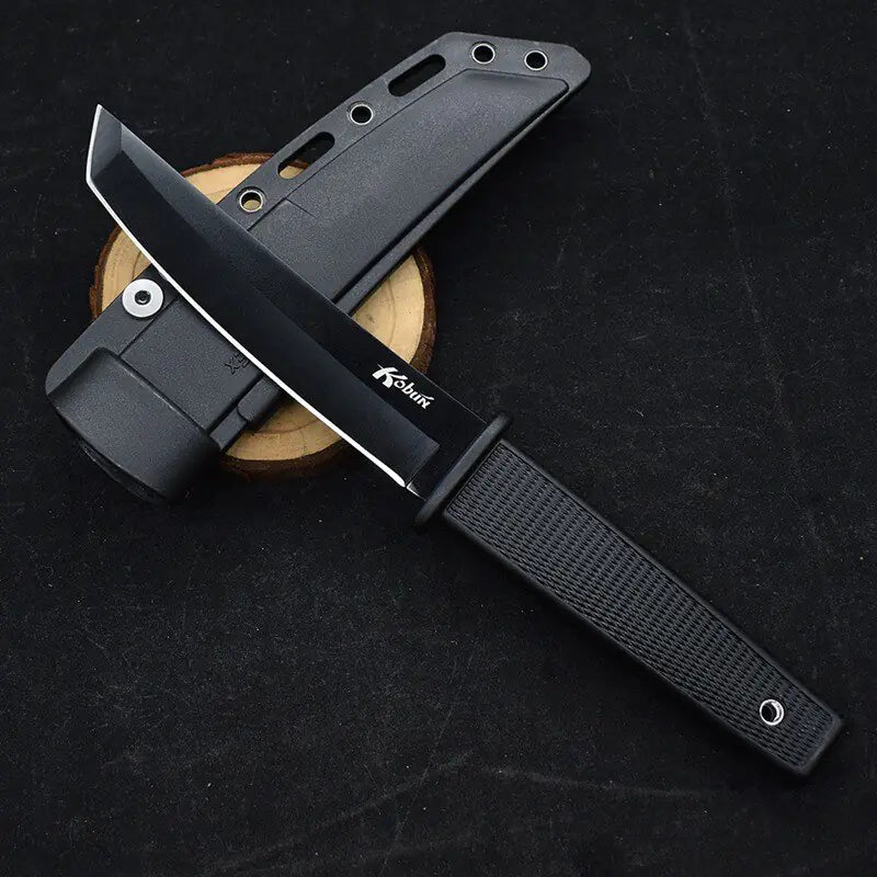 Tactical Survival Tanto Blade Knife^