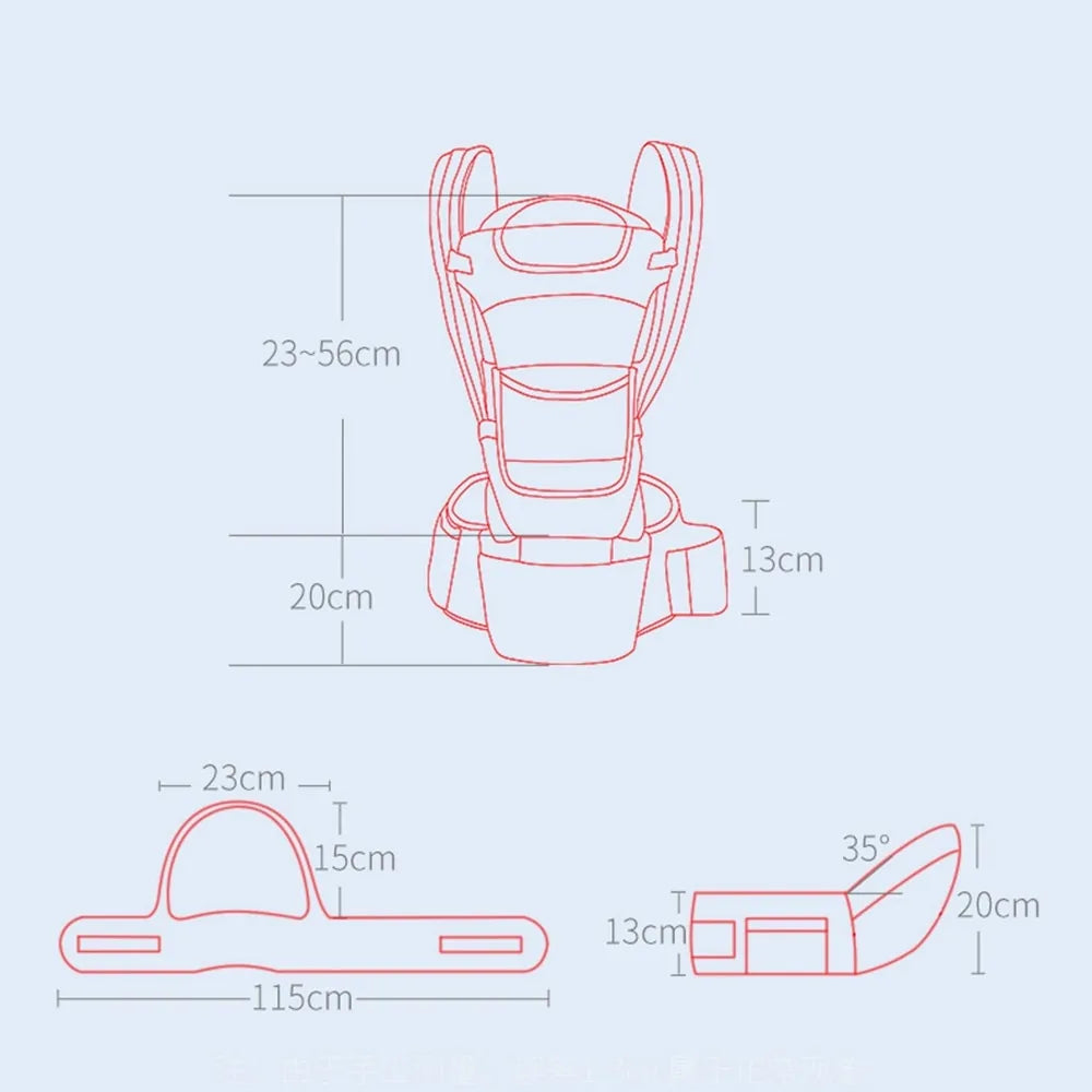 New 0-48 Month Ergonomic Baby Carrier 