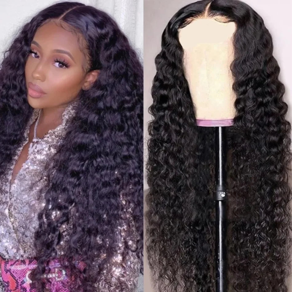 UNice Hair Bye Bye Knots Wig 7x5 Glueless Lace Curly Wig for Black Women Pre Bleached Knots Plucked Hairline Human Hair