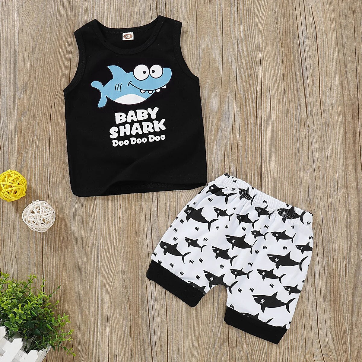 Summer Clothes For Children Kids Cartoon Print Vest Tops Shorts Sets Baby Boys Clothing For  Boys Outfits