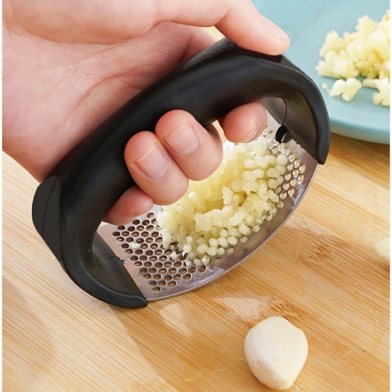 Stainless Steel Garlic Press Crusher Manual Garlic Mincer Chopping Garlic Tool Fruit Vegetable Tools Kitchen Accessories Gadget