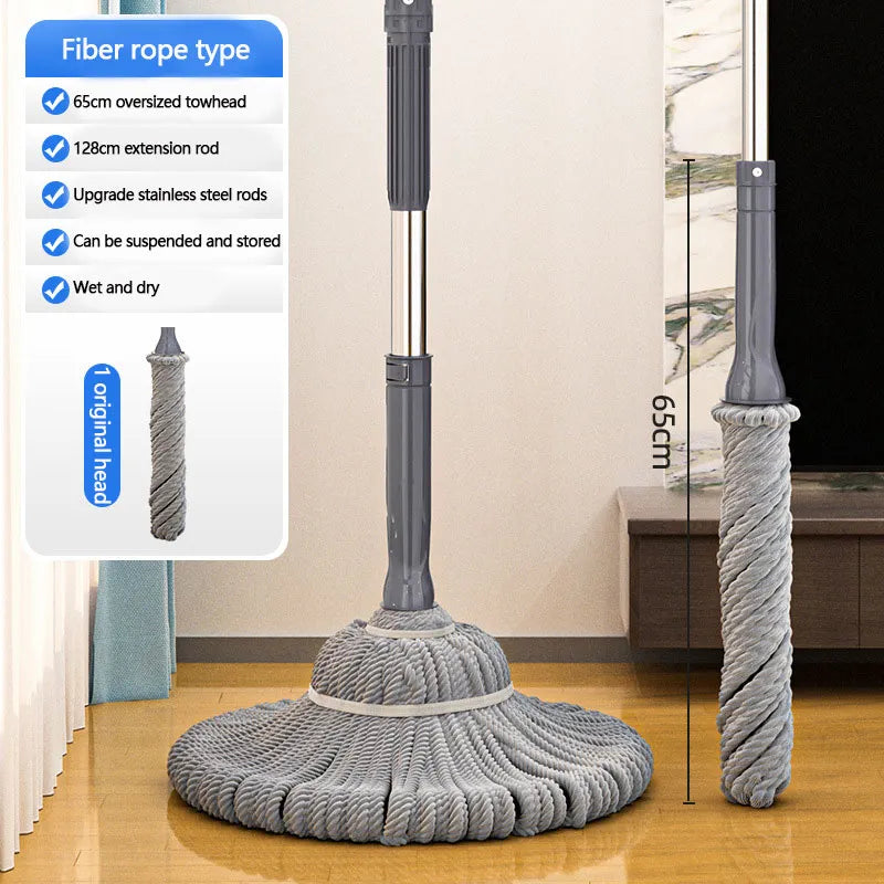 No Hand Washing Mop Household Mop Floor Cleaning Rotating Self Twisting Water Mop Lazy Person Mop Floor Household Cleaning Tools