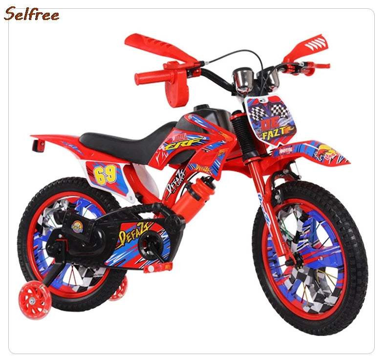 Selfree Children's Simulation Motorbike Outdoor Shock-absorbing Non-folding Children's Bicycle Men And Women Children Pedal Car