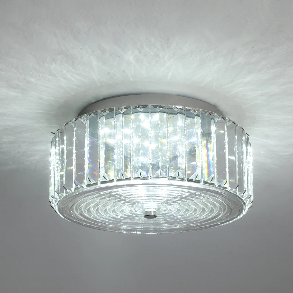 Modern Led Ceiling Lamp Crystal Chandelier Light Home Appliance Decor Luminaire Corridor Entrance Living Dining Room Fixture