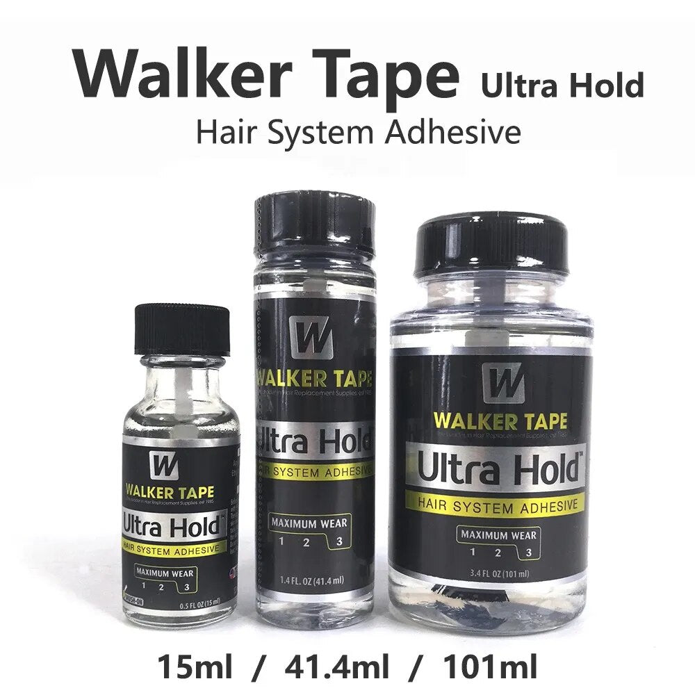 Walker Tape Ultra Hold Wig Glue Strong Hold Wig Adhesive Waterproof Hair Replacement Adhesive Invisible Hair Glue For Toupee