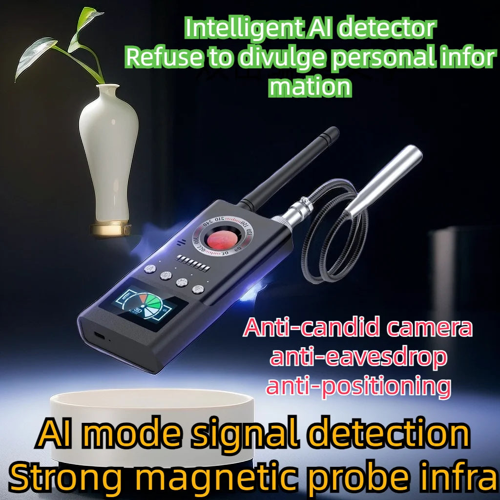 Personal, hotel and car security protection with K66 detector, GPS and camera detection.