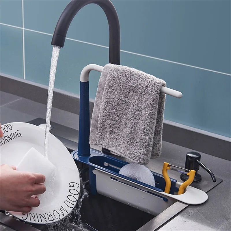 Useful Things for Kitchen Cabinet Storage Organizer Kitchenware Sponge Holder for Sink Accessories Organizers Shelves Novel Home