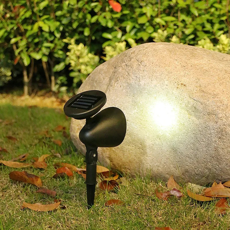 Solar Lawn Lights Outdoor Landscape Spotlights IP65 Waterproof Upgraded Solar Powered Wall Lamp Villa Garden Decorative