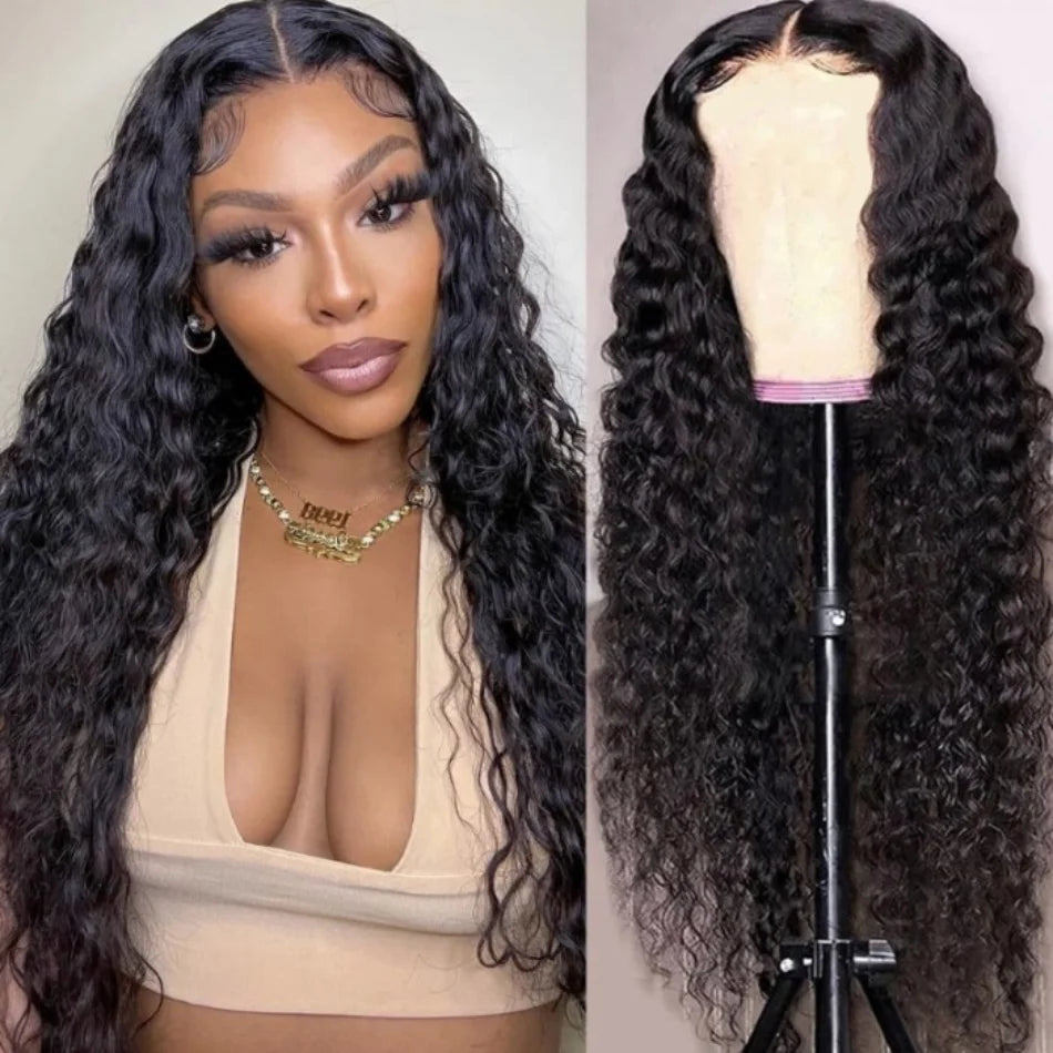 UNice Hair Bye Bye Knots Wig 7x5 Glueless Lace Curly Wig for Black Women Pre Bleached Knots Plucked Hairline Human Hair