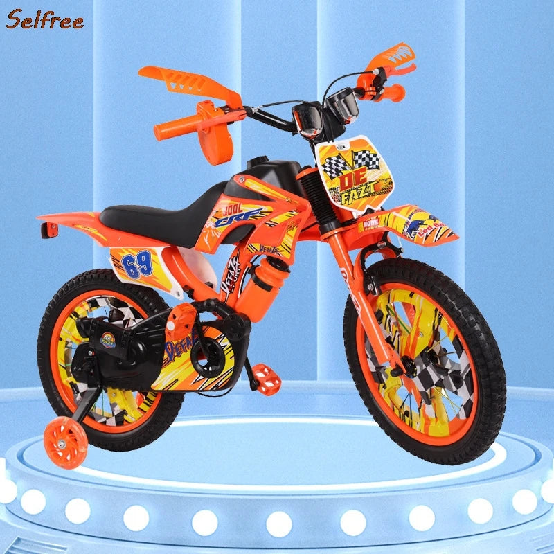 Selfree Children's Simulation Motorbike Outdoor Shock-absorbing Non-folding Children's Bicycle Men And Women Children Pedal Car