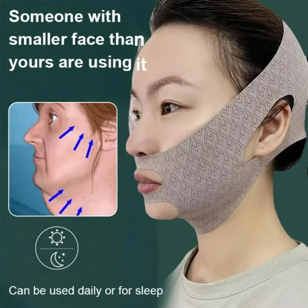 V Line Lifting Mask V Shaper Elastic Chin Cheek Slimming Bandage Face Lift Sleeping Mask Anti Wrinkle Strap Band Beauty Health