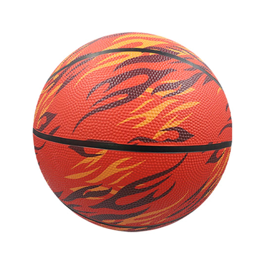 PU Fine Stitching Kids Basketball For Game Expolsion-proof Match Training Basketball PU Made Green- size 5