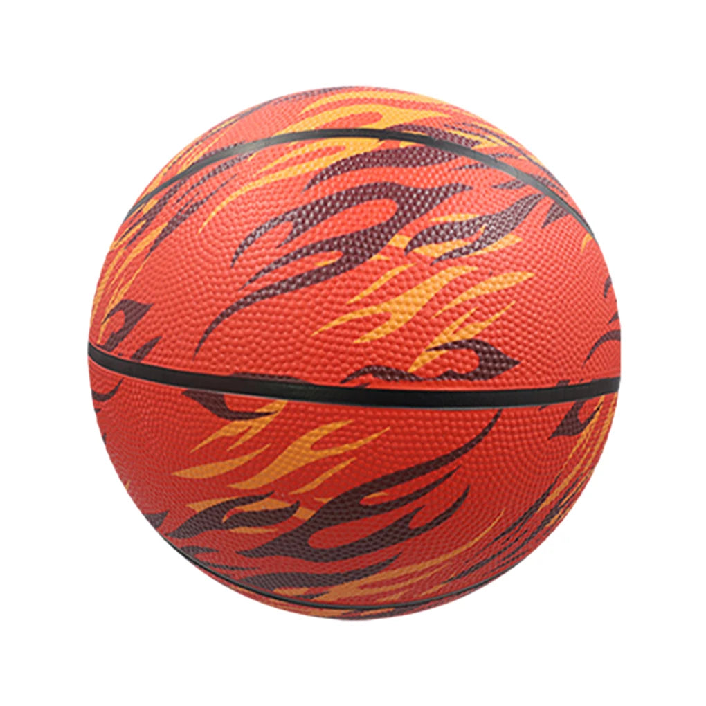 PU Fine Stitching Kids Basketball For Game Expolsion-proof Match Training Basketball PU Made Green- size 5