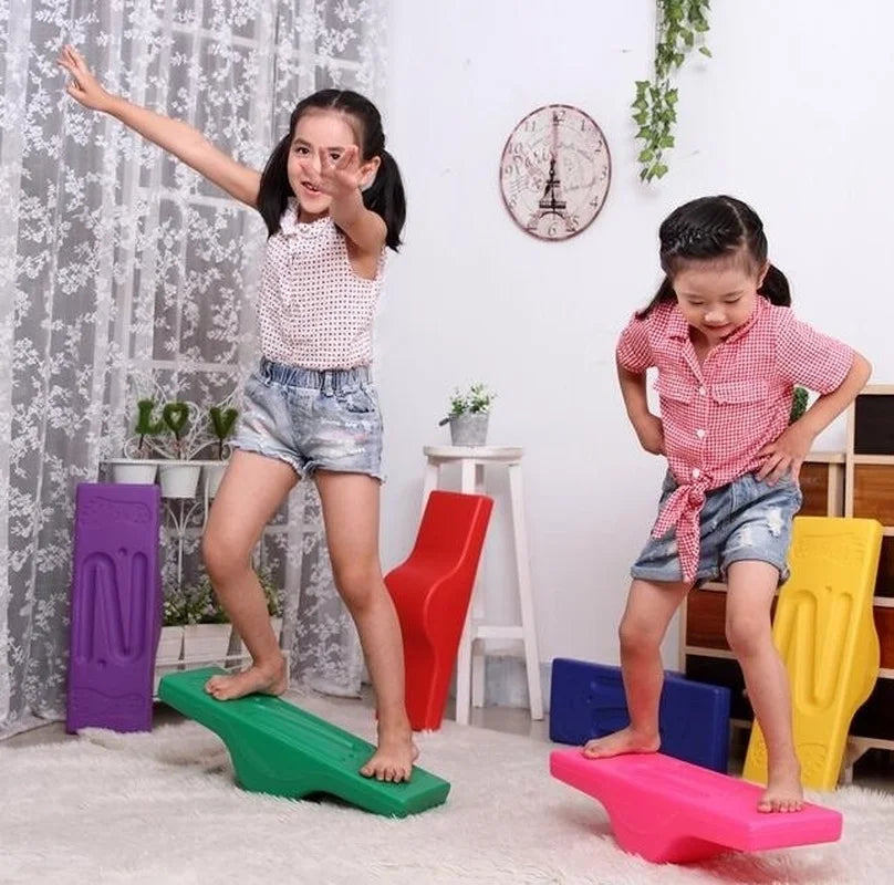 Rocking Seesaw Toy Balance Board Kids Sports Games Sensory Integration Play игрушки для детей Jeux Enfant 3 4 5 6 8 Ans