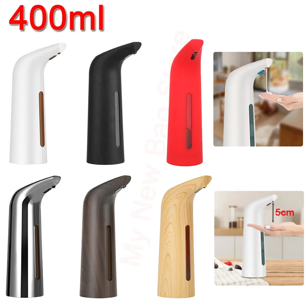 400ML Infrared Induction Automatic Soap Liquid Dispenser Kitchen Hand Sanitizer Machine Touchless Foam Dispenser for Bathroom