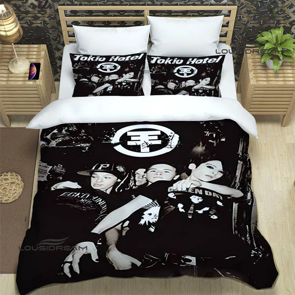 Tokio Hotel band printed Bedding Sets exquisite bed supplies set duvet cover bed comforter set bedding set luxury birthday gift