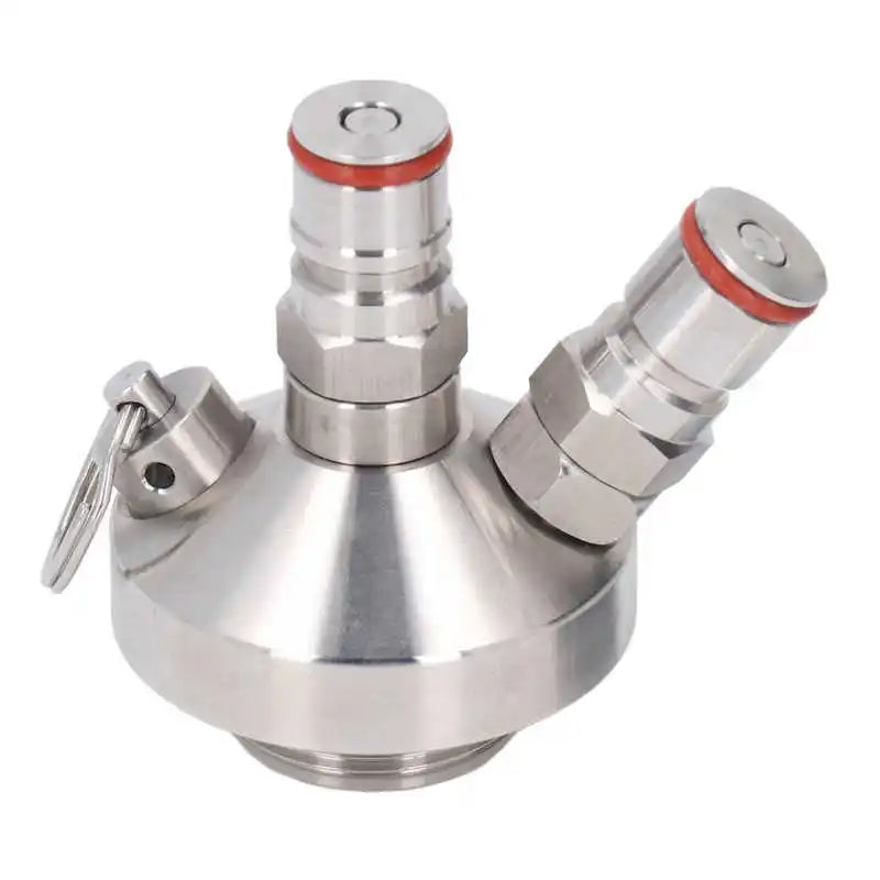 Stainless Steel Double Ball Lock Mini Keg Dispenser Mini Beer Keg Spear for 2L 3.6L 4L 5L 10L Mini Keg Beer Keg Tap Spear