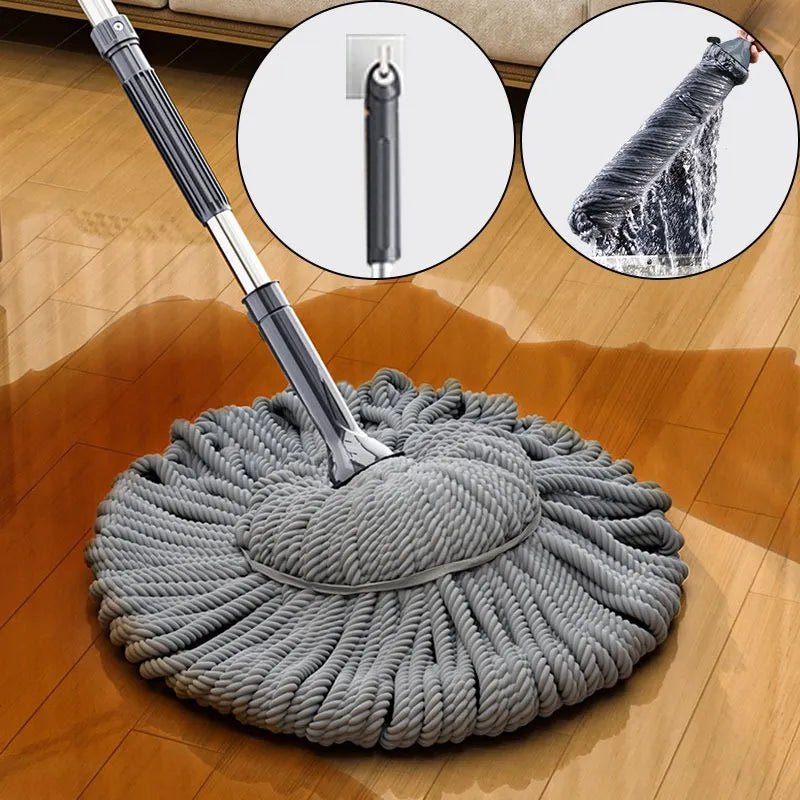 Rotating Self Twisting Water Mop Washing Mop Household Mop Floor Windows Cleaning  Lazy Person Mop Floor Cleaning Tools