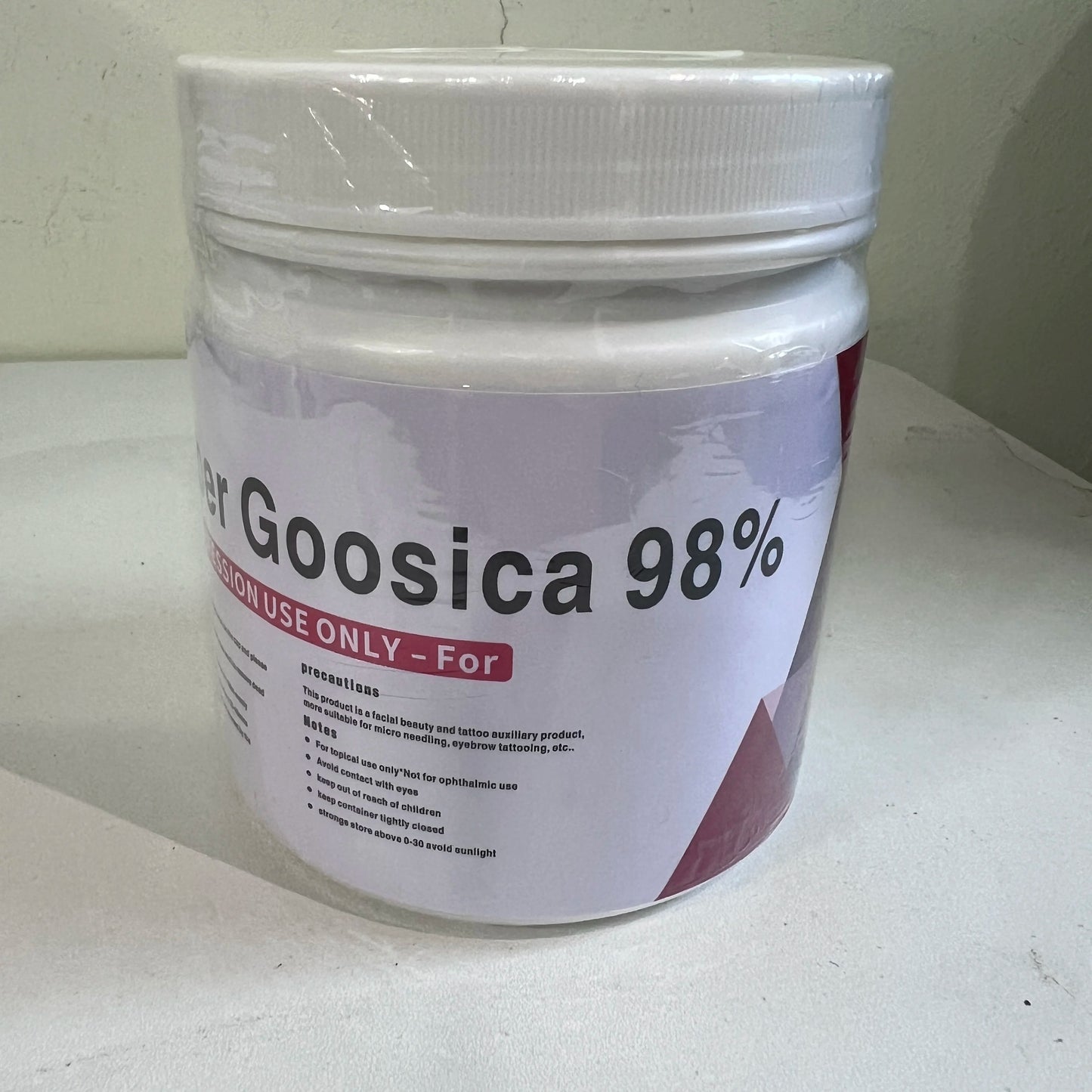 Original NEW 98% Super Goosica Tattoo Cream 500g Before Permanent Makeup Microneedle Eyebrow Lips Auxiliary Cream Tattoo Removal