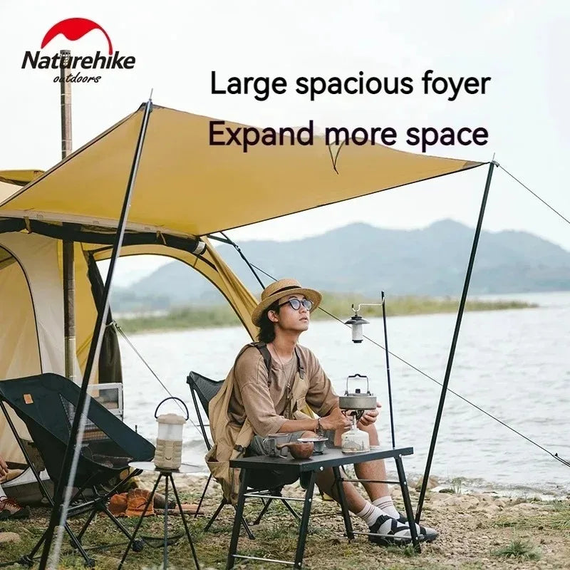 Naturehike Dome Tent 4-season Lightweight Modified Double Layer Tent 2-4 Person Waterproof Family Outdoor Camp Travel Tent