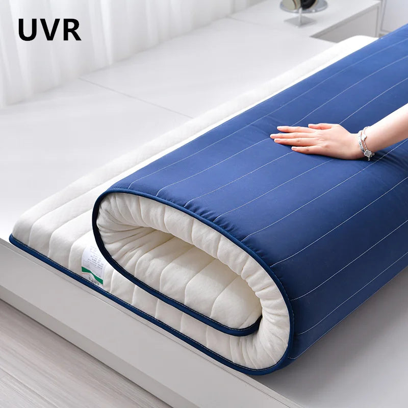 UVR Double Mattress Thickened Memory Foam Filling Foldable Single Tatami Home Hotel Breathable Moisture Latex Mattress Full Size