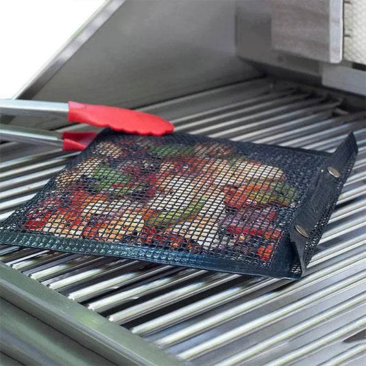 Reusable Non-stick BBQ Grill Mesh Bag Barbecue Baking Isolation Pad Outdoor Picnic Camping BBQ Kitchen Tools Cookware bbq  화로대